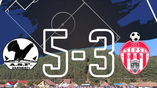 Olimpic Zărneşti a urcat pe locul doi în clasament