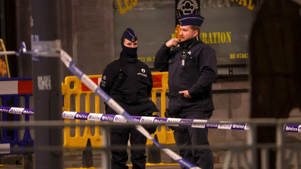 Două persoane ucise în capitala Belgiei, înaintea unui meci de fotbal