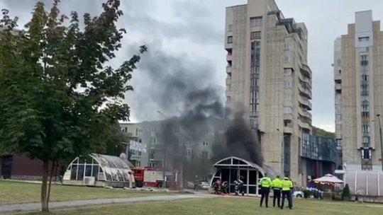 Continuă cercetările în urma incendiului la pasajul din Centrul Civic