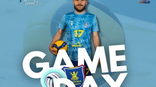 Corona Brașov va evolua, în această seară, în manșa tur din primul tur al Cupei României la volei masculin