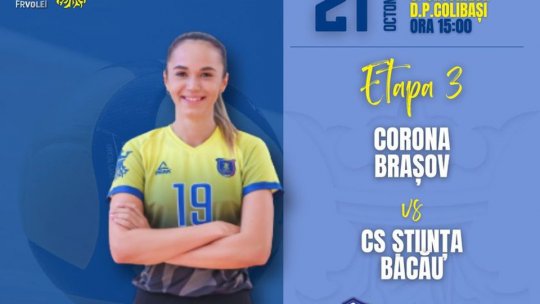 Volei, sâmbătă, la Sala Sporturilor din Brașov