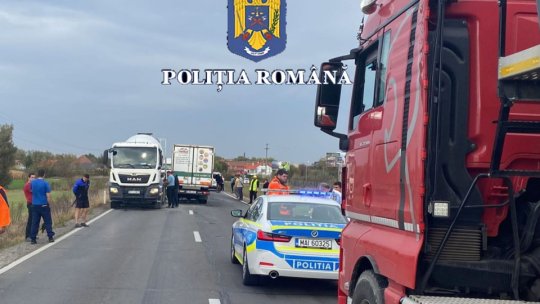 4 mașini implicate într-un accident pe DN11. Trafic blocat la Lunca Câlnicului