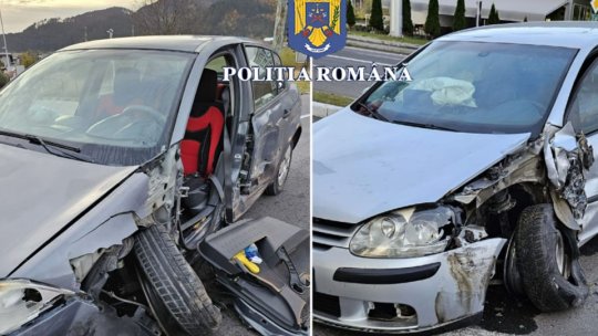 Accident pe DN1, la ieșirea din Brașov spre Predeal