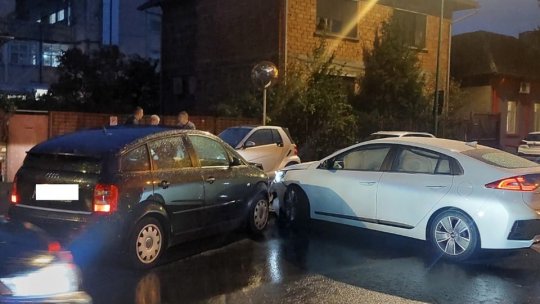 Accident pe Avram Iancu, lângă Autogara 2