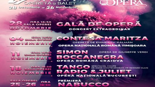 Vor fi puse în vânzare biletele pentru Festivalul de Operă, Operetă și Balet