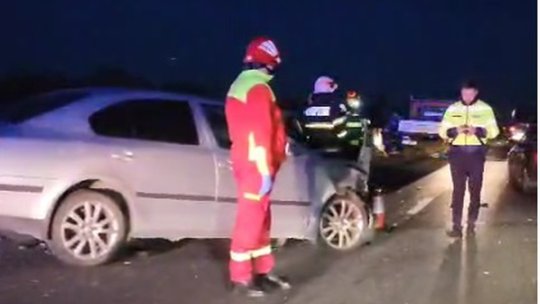 Accident pe centura Brașovului, spre Sânpetru (VIDEO)