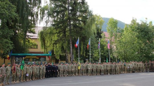 Ceremonia de închidere a exercițiului LIVEX SARMIS 23/OLT 23, la Brașov