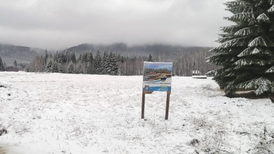 A venit iarna pe Postăvaru și în Covasna!