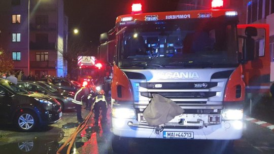Incendiu la un apartament, pe Bulevardul Griviței