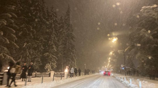 Poiana Brașov a fost luată cu asalt la prima zăpadă