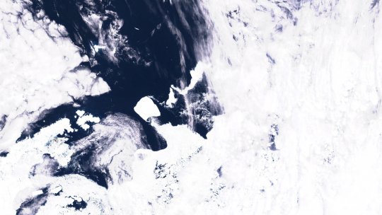 Cel mai mare aisberg din lume se îndreaptă spre Oceanul Antarctic