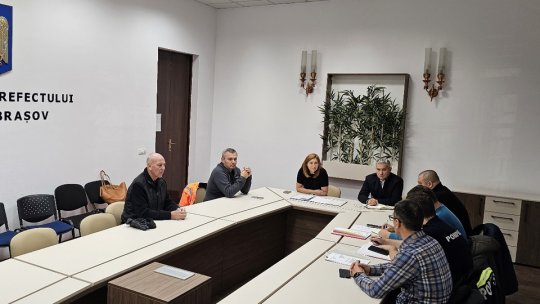 Ninge abundent! La Brașov a fost convocat Comitetul Județean pentru Situații de Urgență