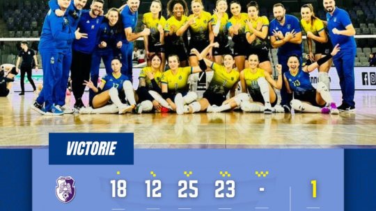 Volei feminin. Corona Brașov, victorie la Pitești