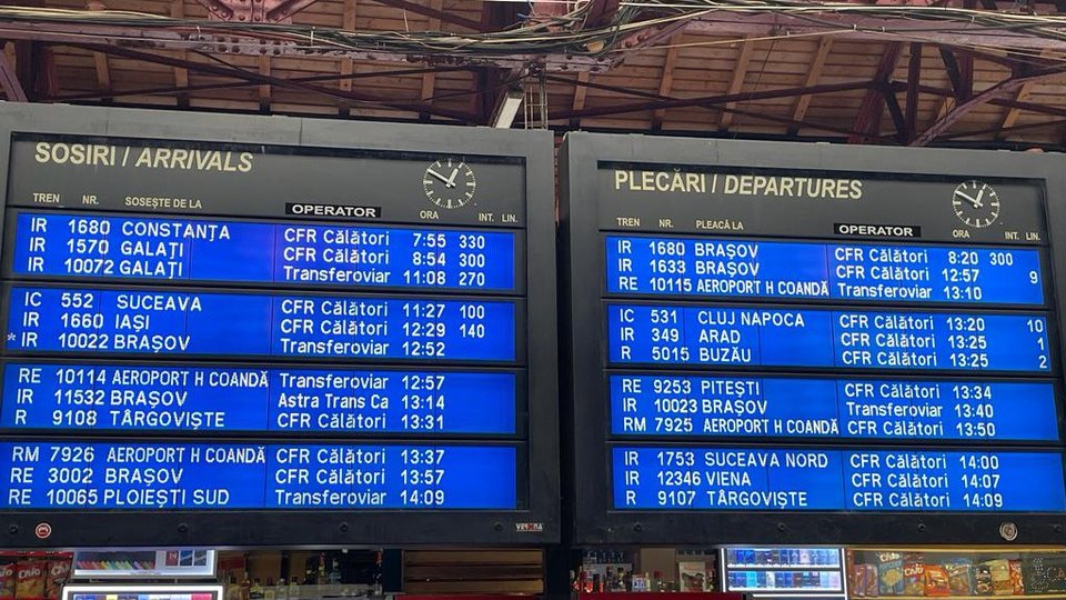 Trenuri anulate din cauza ninsorilor abundente din ultimele ore