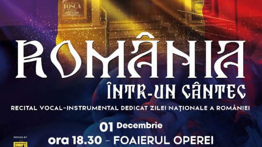 Recital dedicat Zilei Naționale a României, vineri, la Opera Brașov