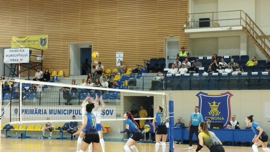 Volei feminin. Corona Brașov, meci tare la Sala Sporturilor