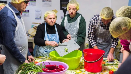 Atelier de gătit cu persoane nevăzătoare