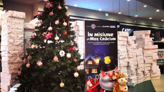 Polițiștii, în misiune cu Moș Crăciun