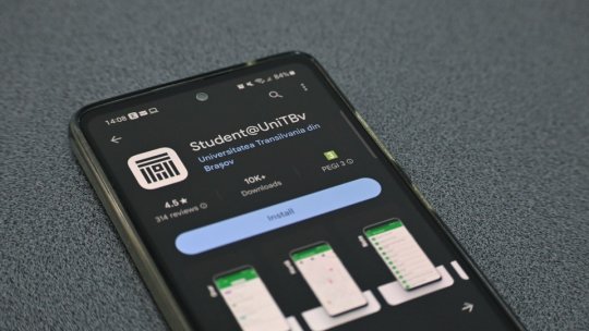 Aplicația Student@UNITBV, cea mai descărcată aplicație a unei universități din România