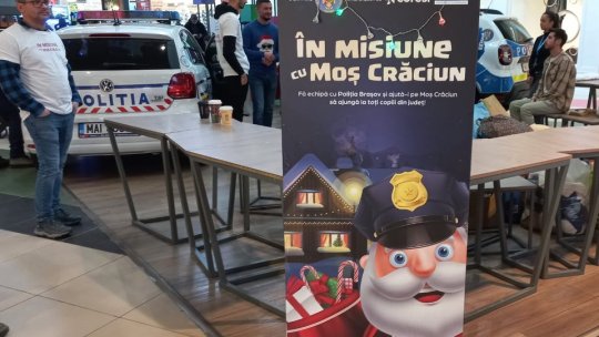 Polițiștii brașoveni, în misiune cu Moș Crăciun