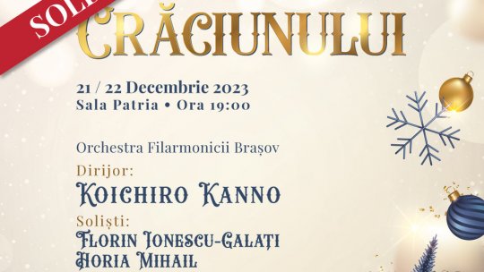 Final de an la Filarmonica Brașov, alături de Florin Călinescu