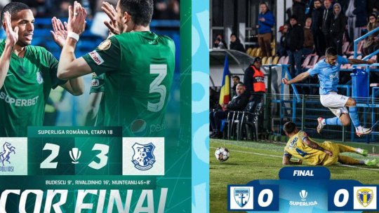 A debutat etapa a 18-a a Superligii de fotbal. Ce rezultate s-au înregistrat în primele două meciuri?