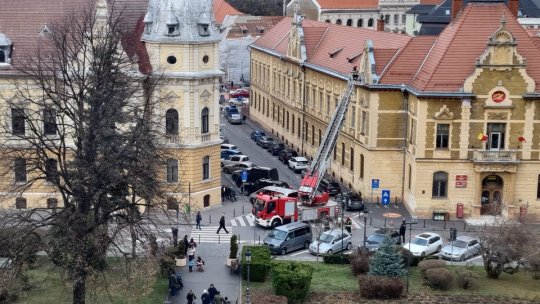 VIDEO Intervenție a pompierilor, acum, în centrul Brașovului