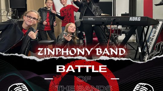 "BATTLE OF THE BANDS". Zinphony Band, au între 10 și 13 ani, dar ascultă muzică veche și bună