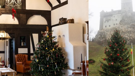 Patinoar amenajat la Castelul Bran. Multe momente festive pregătite la castel, de Crăciun