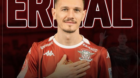 Ermal Krasniqi a semnat cu Rapid București