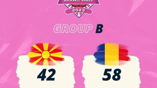 România U16 - România U15, finala Jocurilor Balcanice la baschet feminin Under 16