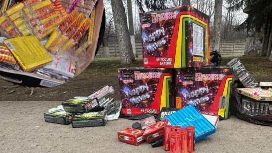 Peste 5.000 de articole pirotehnice confiscate de jandarmii Grupării Mobile Brașov