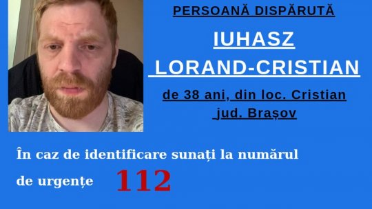Bărbat de 38 de ani, din Cristian, căutat de polițiștii brașoveni