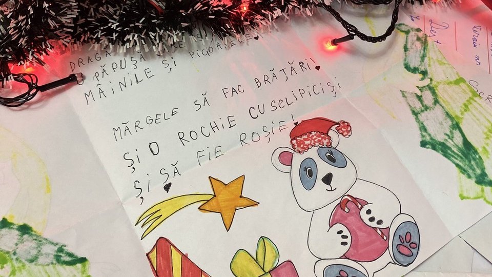 Trimite-i o scrisoare Moșului prin Poșta Română, iar Moșul îți va răspunde!