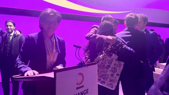 Brașoveanca Timea Lőrincz, singura din România prezentă la un congres de energie nucleară, care a avut loc la Abu Dhabi