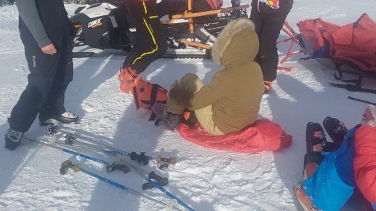 Număr record de accidente pe pârtiile din Poiană