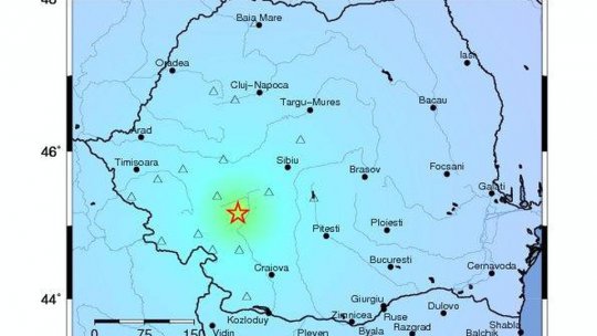 Cutremur cu magnitudinea de 5,2, luni după-amiaza