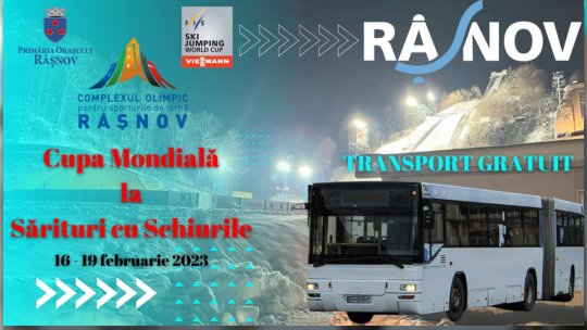 Linie de autobuz gratuită la Râșnov, pe perioada Cupei Mondiale de Sărituri cu Schiurile