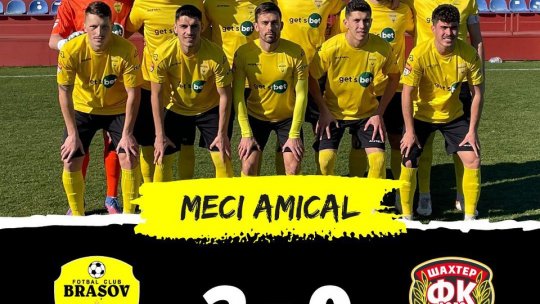 FC Brașov a câștigat primul meci amical disputat în cantonamentul din Antalya