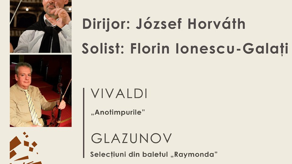 Florin Ionescu-Galați, solistul ultimului concert al Filarmonicii Brașov de luna aceasta