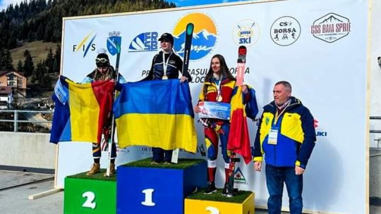 Ania Caill a cucerit titlul de campion național la slalom uriaș