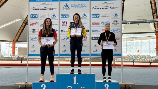 Aur și argint pentru patinatorii Coronei la Campionatul Național de la Inzell