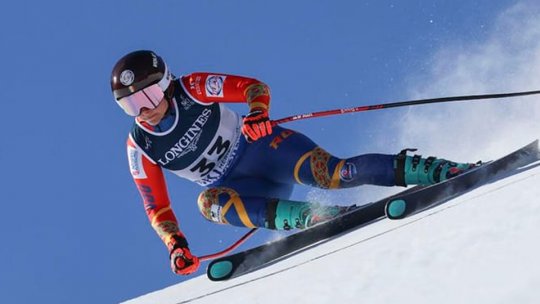Ania Caill a debutat la Campionatele Mondiale de schi de la Meribel, în Franța