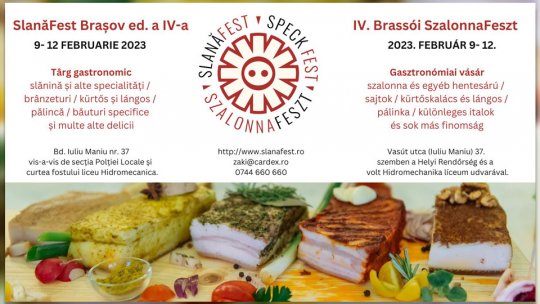 "Slană fest", la final de săptămână, la Brașov