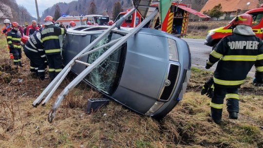 Atenție! Accident la Timișul de Jos