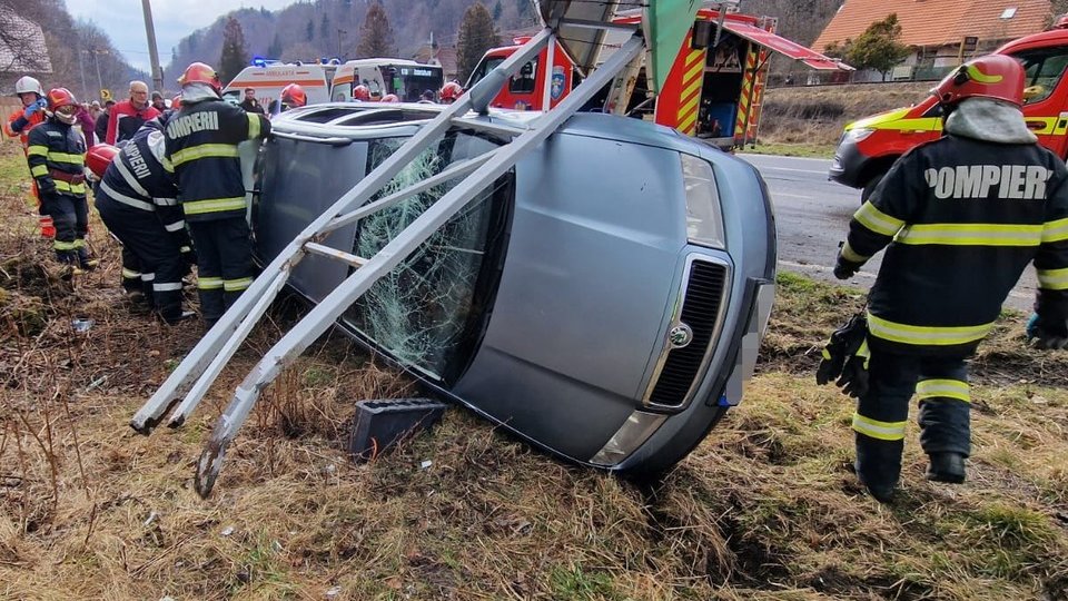 Atenție! Accident la Timișul de Jos