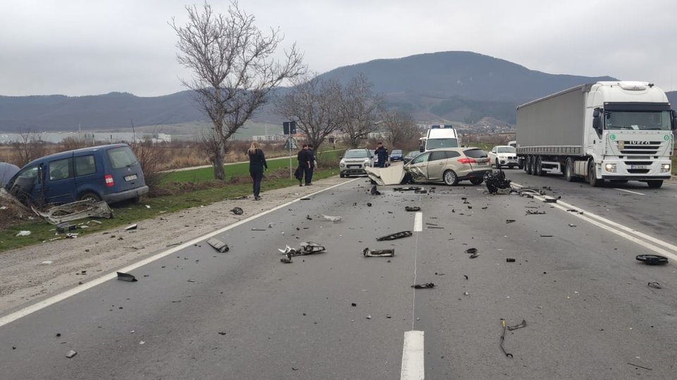 Accident pe DN1, la ieșirea din Codlea înspre Ghimbav