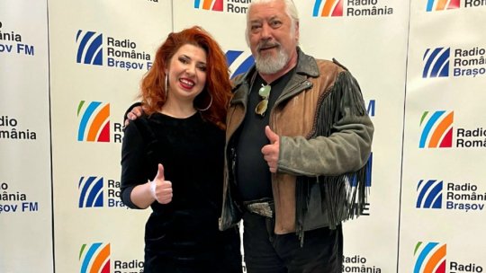 Legendarul Nicu Covaci, în studioul Radio România Brașov FM, la Weekend Împreună