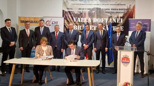 A fost semnat contractul pentru reabilitarea DJ 102 I, Valea Doftanei