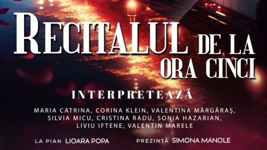 Muzeul Casa Mureșenilor și Opera Brașov vă așteaptă și în această miercuri la "Recitalul de la ora cinci"